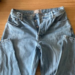 Everlane cheeky 90s jean, vintage sunbleached blue